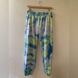 Aviator nation tie dye sweatpants multi color no flaws size large
